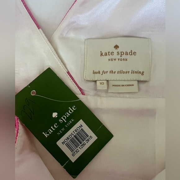 Beautiful Kate Spade Pink & White Striped
Dress - Size 10 - Picture 10 of 14